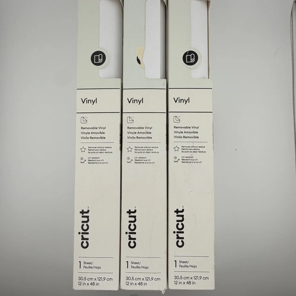 Cricut Vinyl and Iron On Rolls Lot of 8
